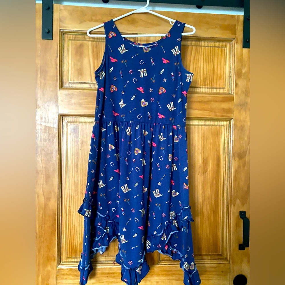 Justice Dress - Cowgirl print